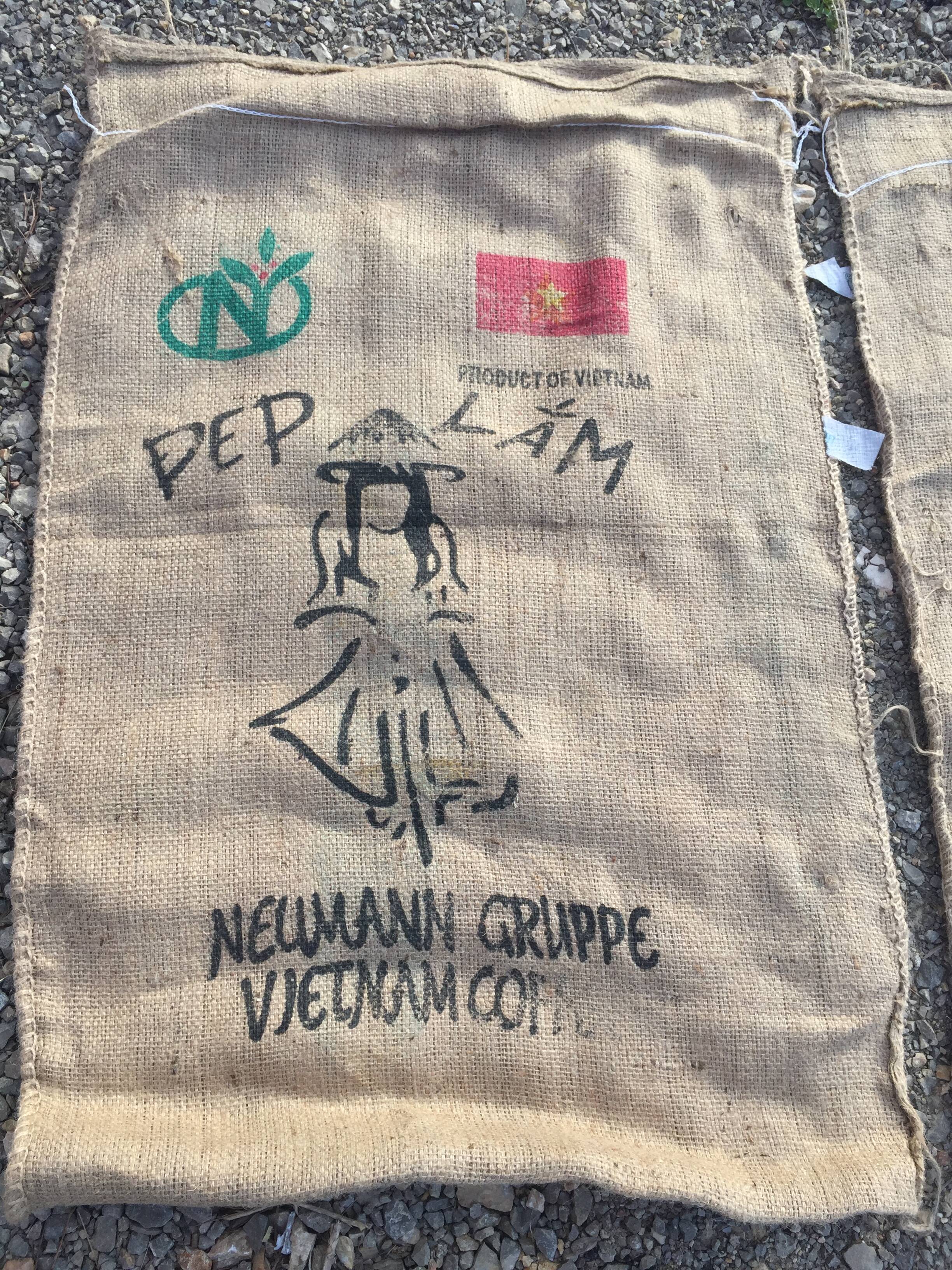Lot of jute bags