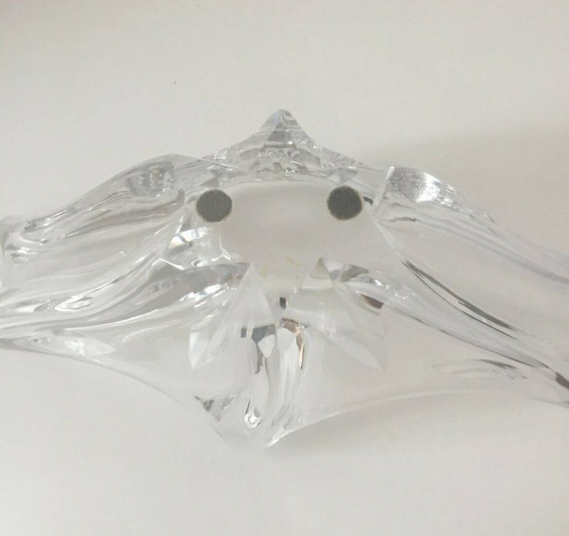 Daum France crystal emptying cup