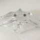 Daum France crystal emptying cup