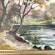 Diptyque oils on canvas signed Rialet