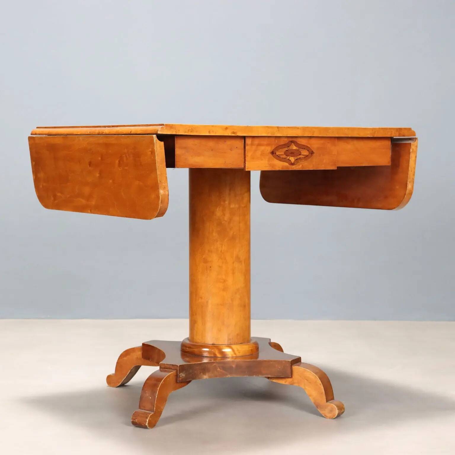 Small antique maple table, Austria, late 19th century.