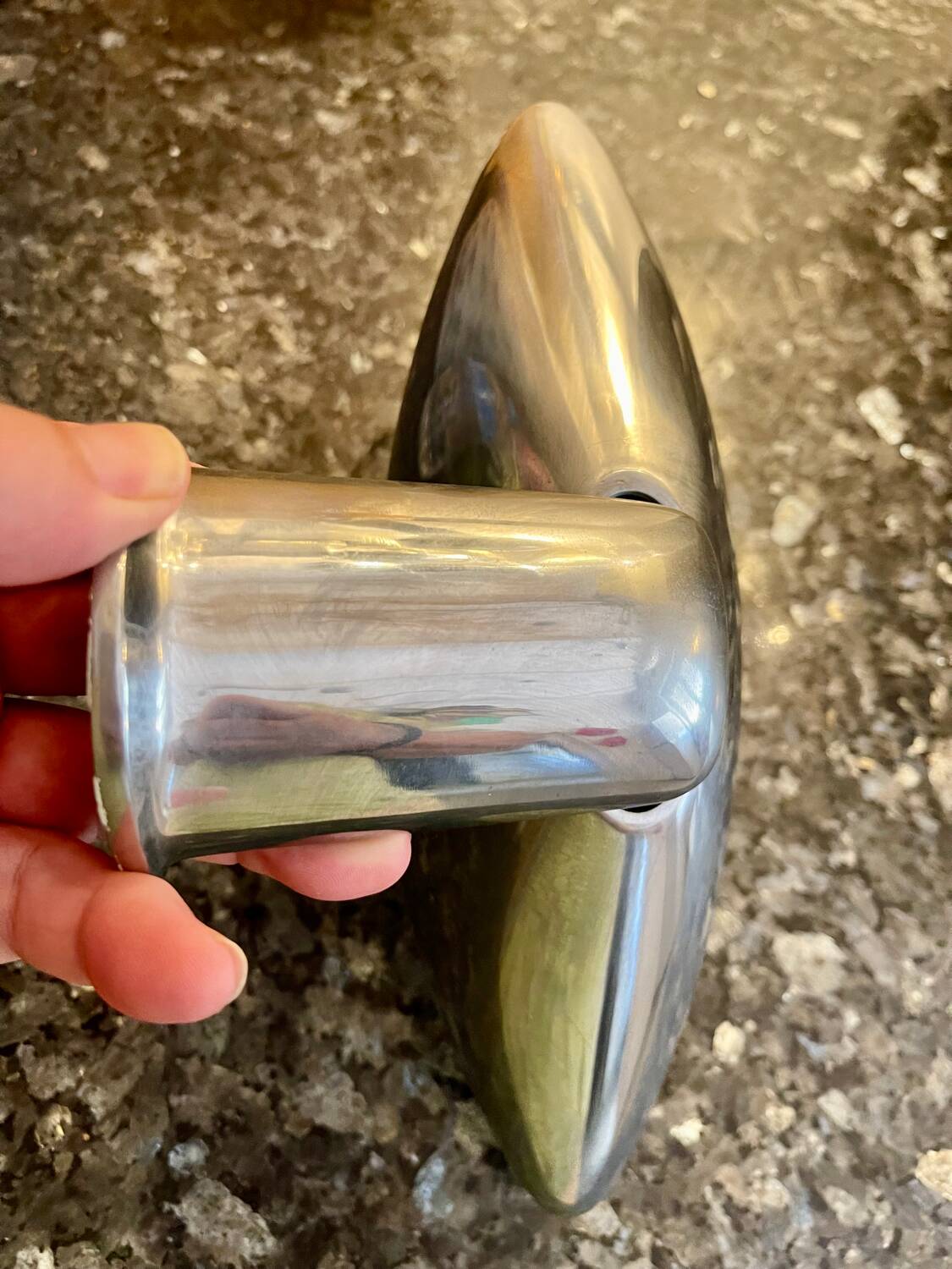 Medium aluminum wall light B Lux