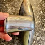 Medium aluminum wall light B Lux