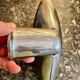 Medium aluminum wall light B Lux