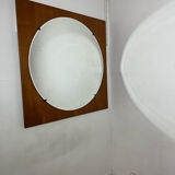 Scandinavian teak mirror 50s
