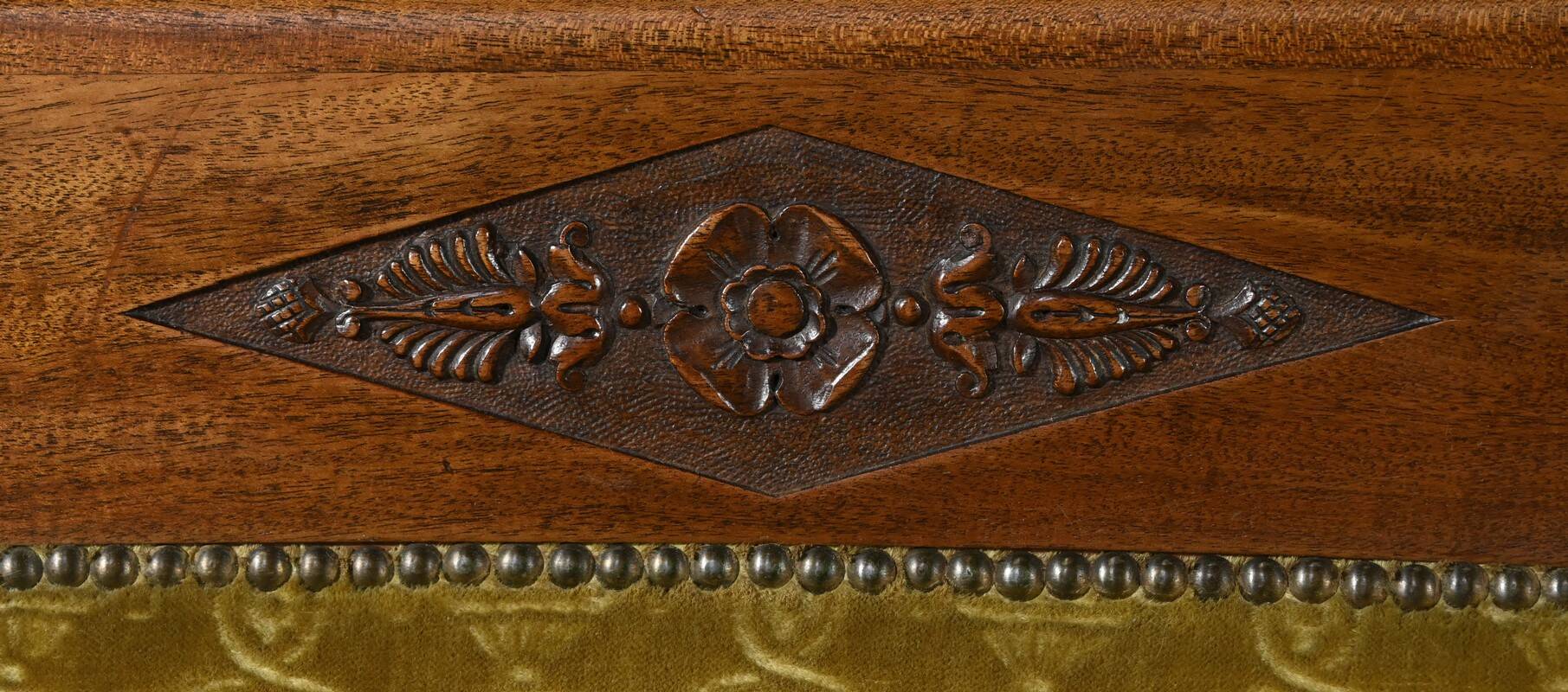 Pair of "Bergère" Armchairs in Mahogany, Empire Period – Early 19th Century