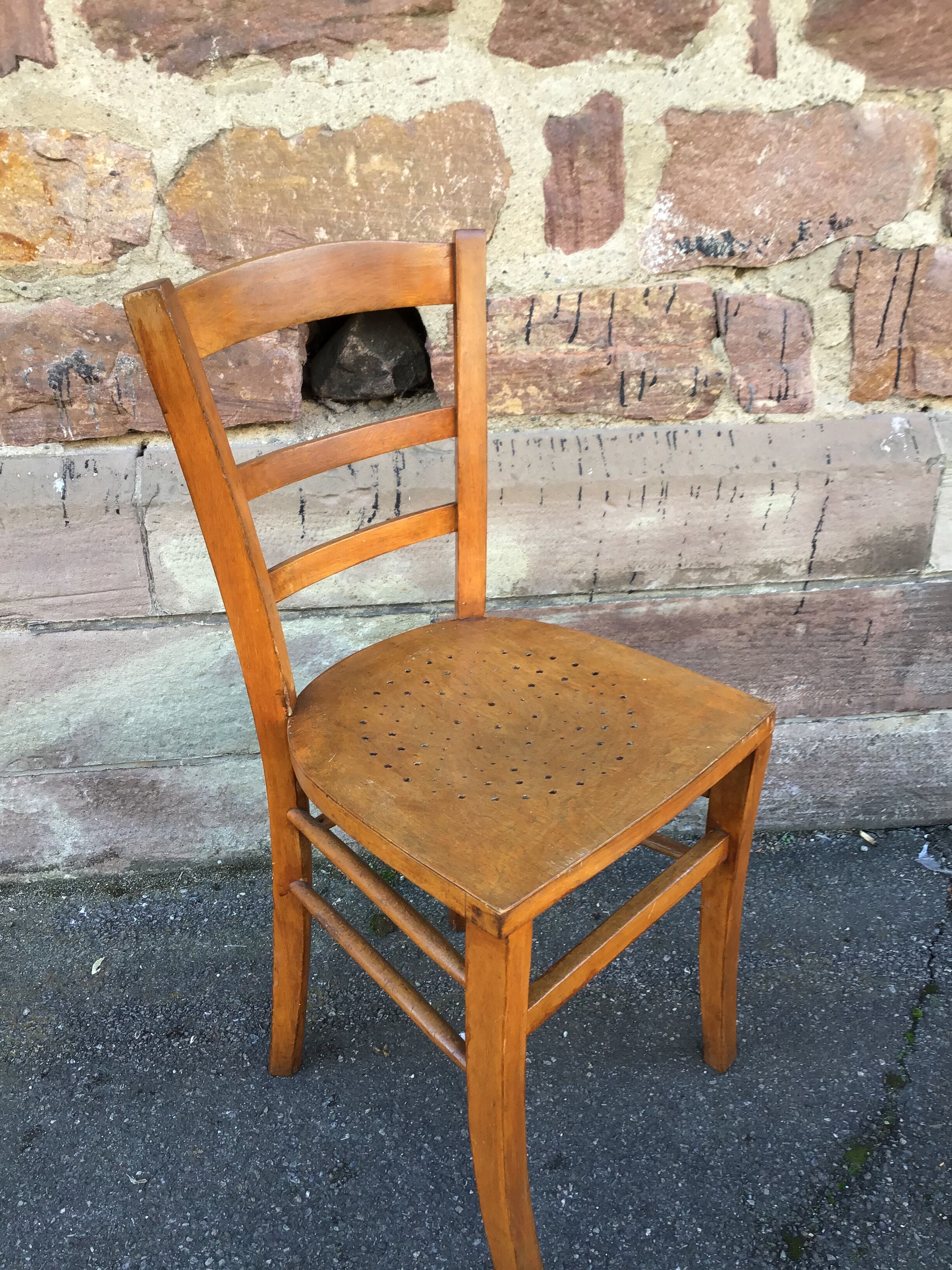 4 Baumann 1960s vintage bistro chairs
