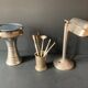 Old art deco aluminum desk lamp, 1920