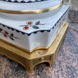 Important Paris porcelain lamp base