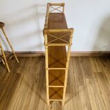 Large rattan shelf