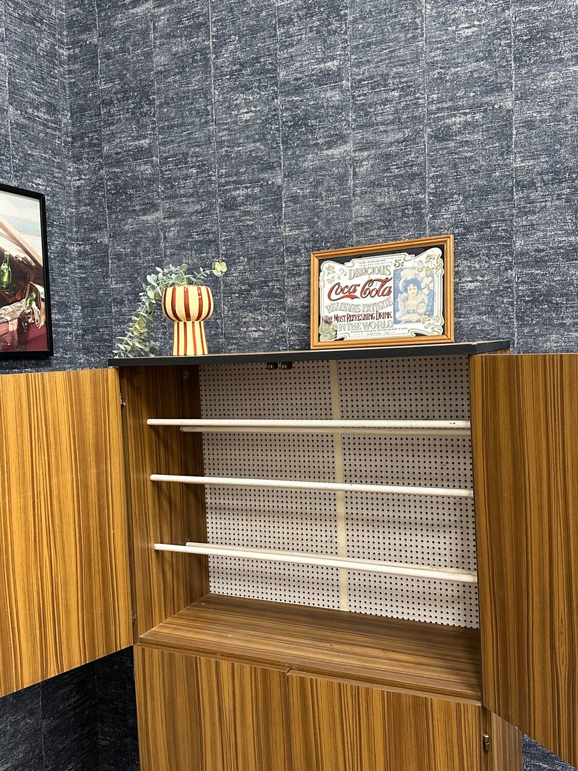 Vintage shoe cabinet