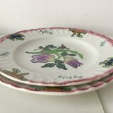 Longwy "head to head" plates