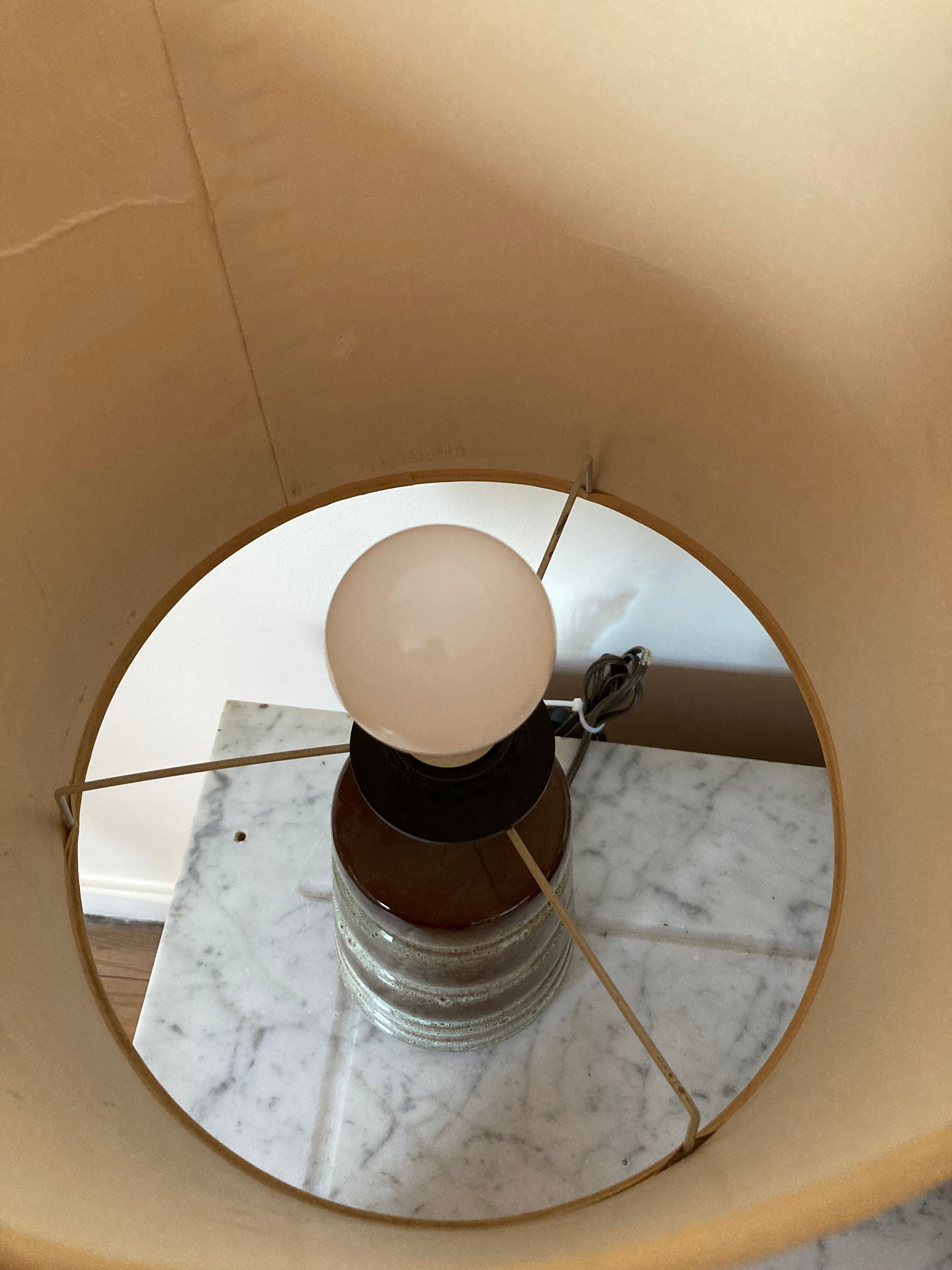 Stoneware brutality lamp