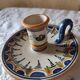 Vintage ceramic cellar rat candle holder from Talavera 🇪🇦