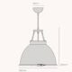 Pair of Original BTC England Titan Pendant Lights, Size 1