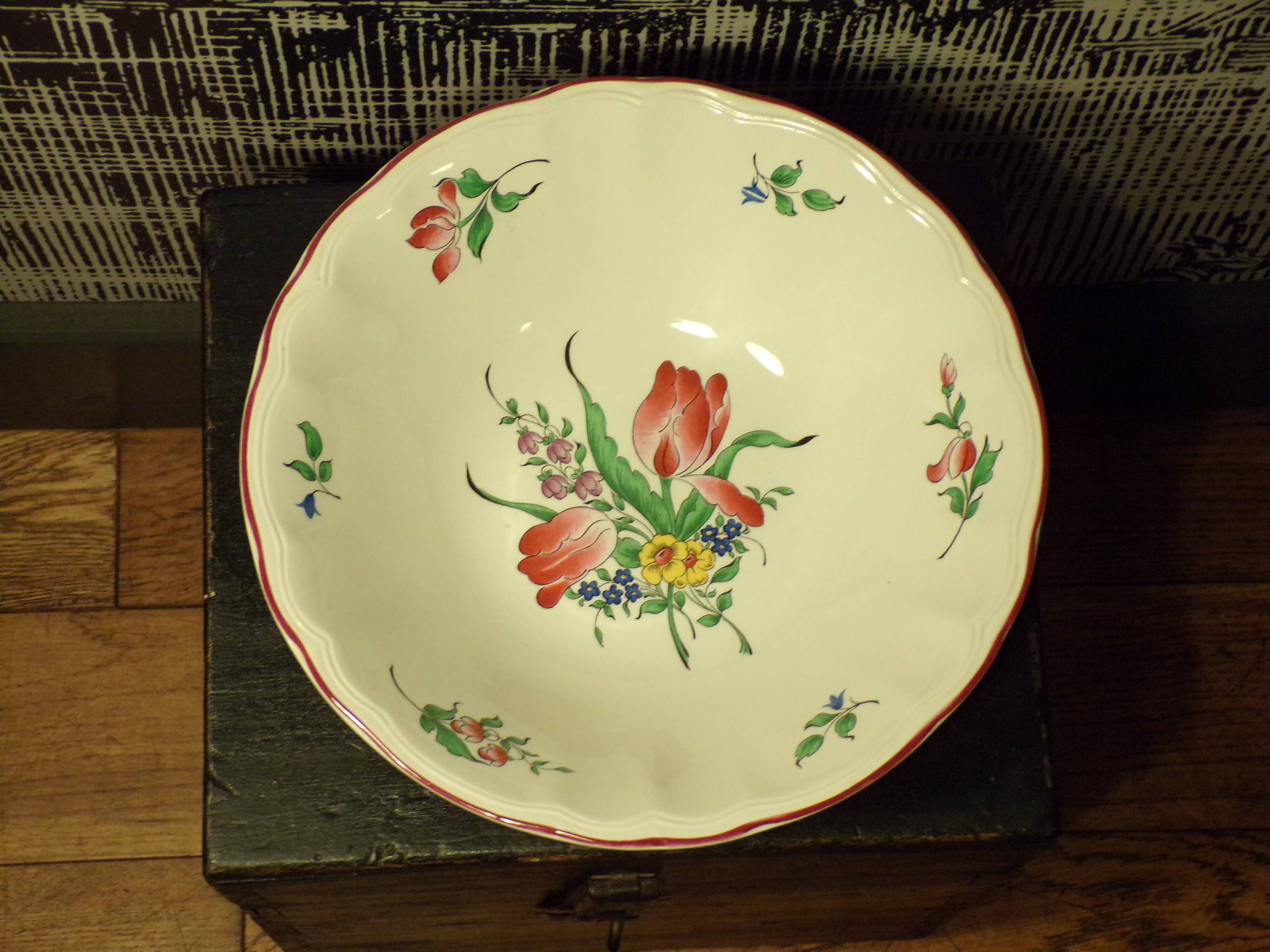 Lunéville Kg salad bowl with street lamp decor Ø26cm