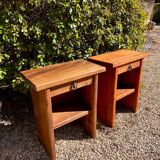 Brutalist bedside tables