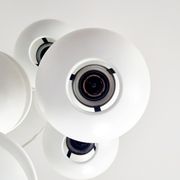 Lustre en cascade de l'ère spatiale par Klaus Hempel pour Kaiser Leuchten, Allemagne, 1972