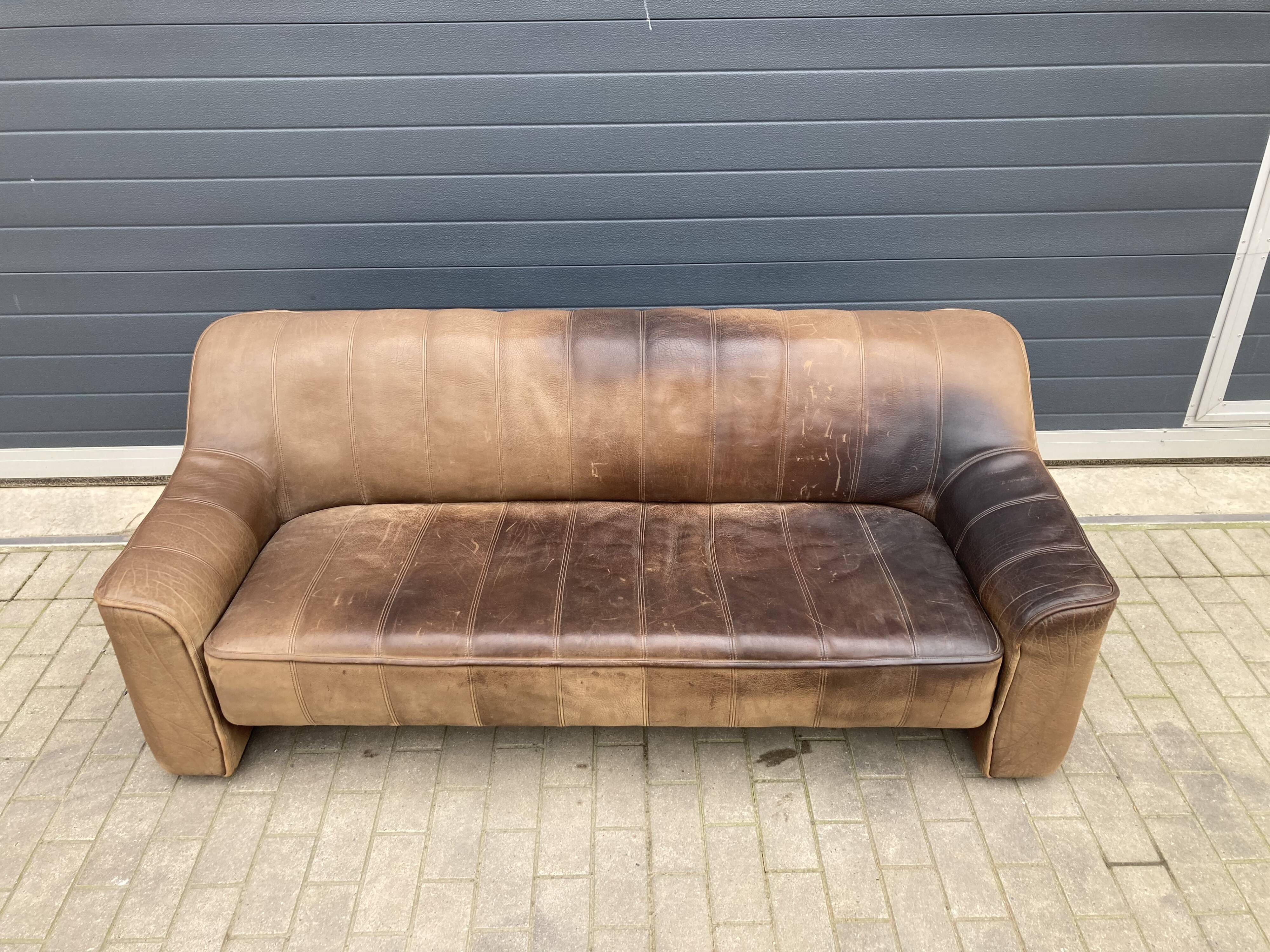 De Sede Ds44 3-seater Buffalo leather NECK 5mm