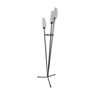 Lampadaire tripode années 50-60 3 lumières