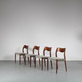 1950s “Model 71” dining chairs by Moller, Denmark