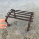 Ancient wrought iron plant support
