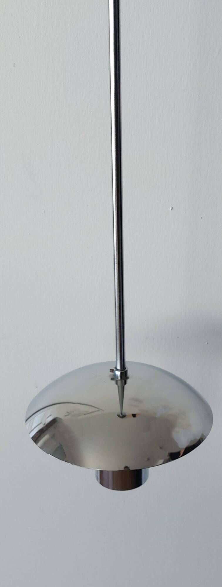 Bahaus style chandelier brand AKA electric, GDR 1970's