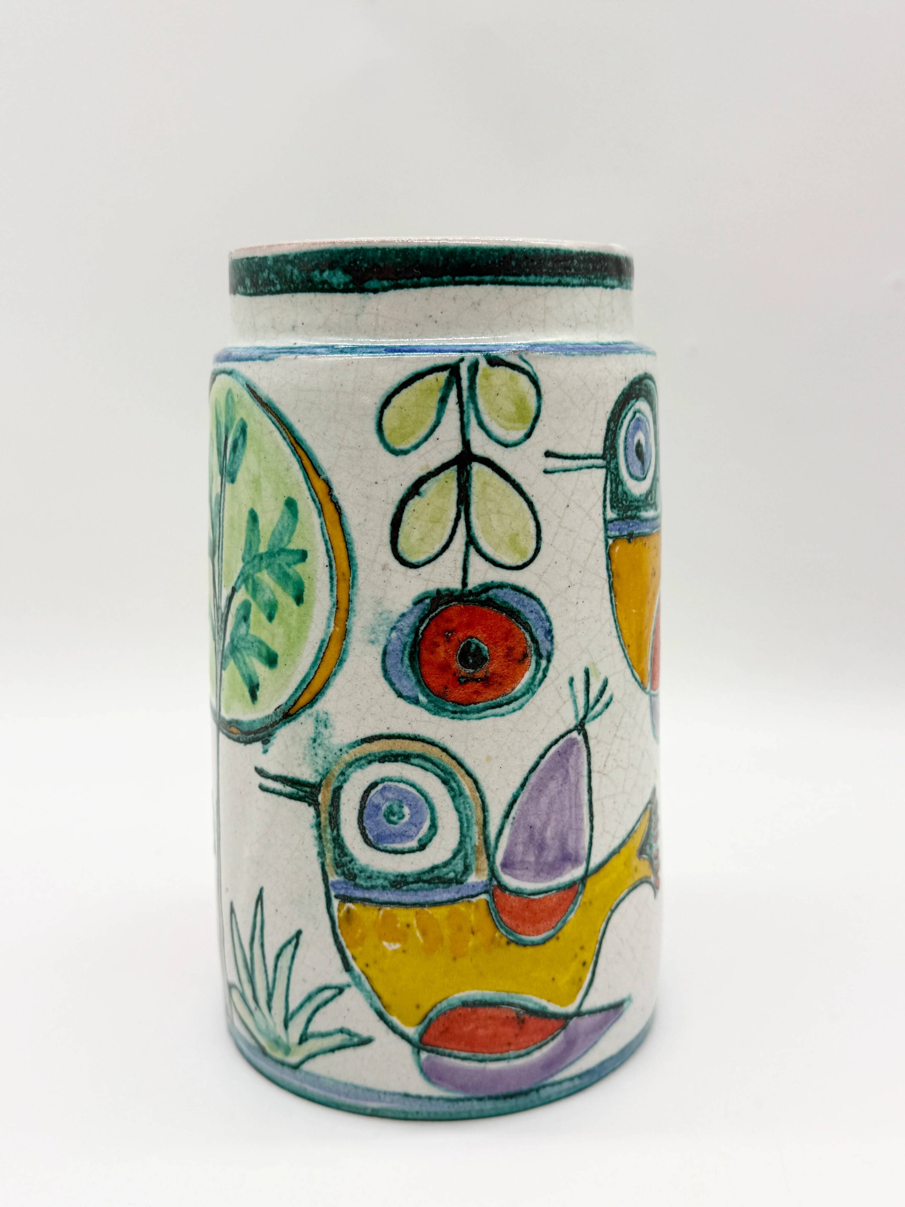 "Jardin" vase in ceramic, Ceramiche Simone, Italy 1960s