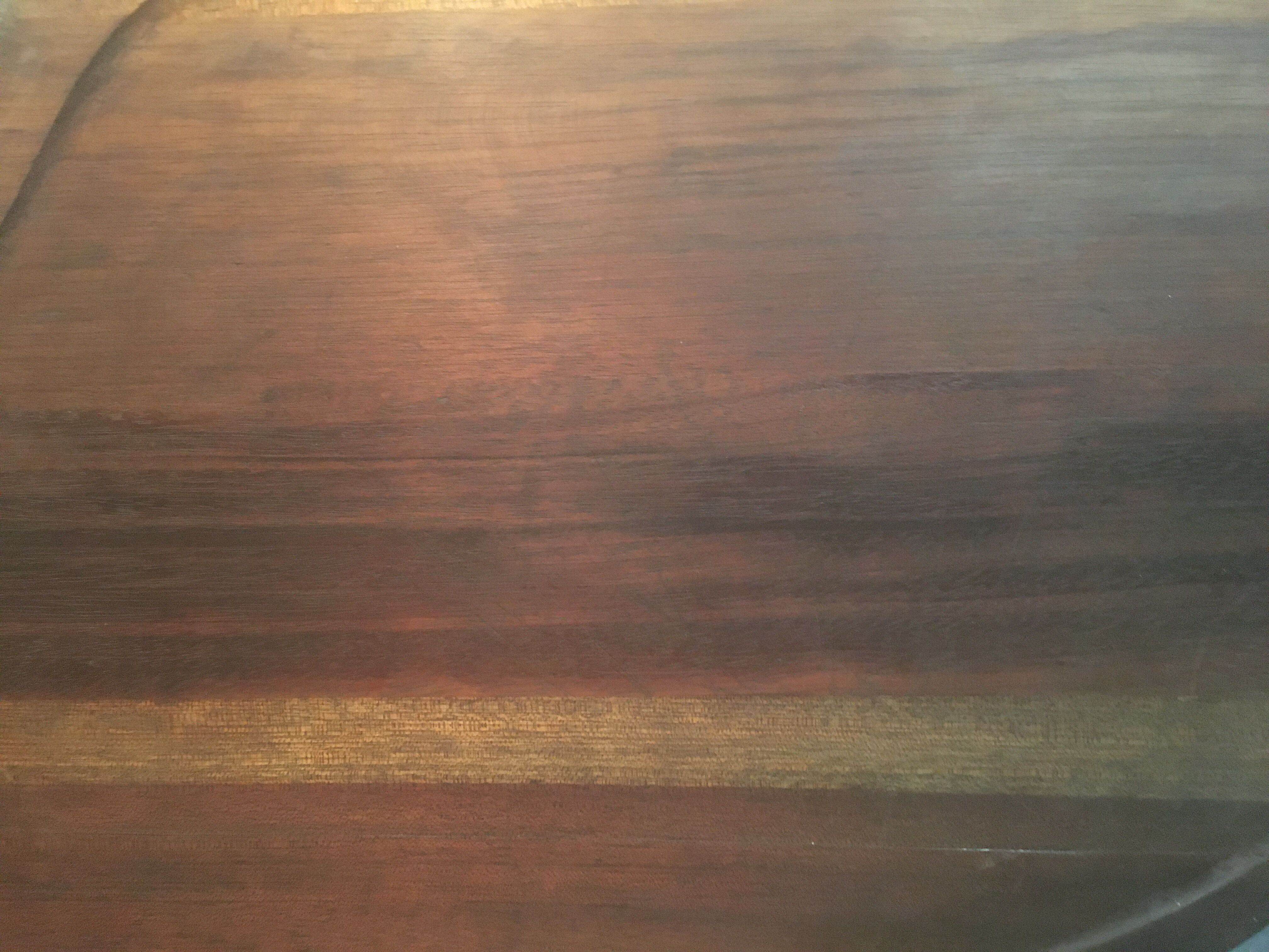 Planche à découper Boeuf bois et étain (1970)