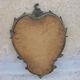 Miroir mural en bronze 44x32cm