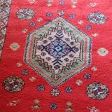 Tapis oriental de Rabbat Maroc, vintage des années 1970. Travail artisanal
