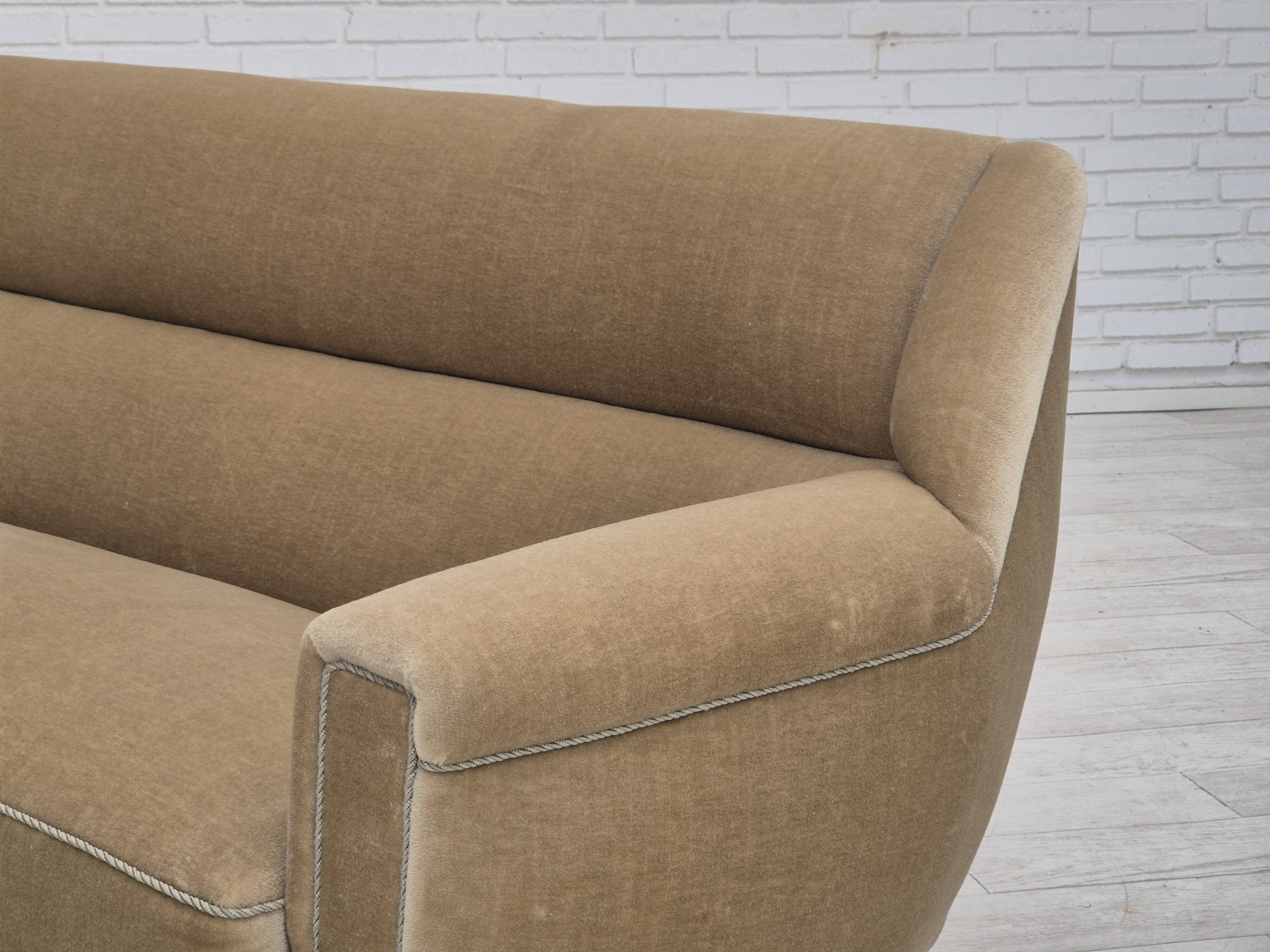 1960s, Danish design by Kurt Østervig for Rolschau Møbler, 3 seater sofa, model 57, original.