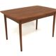 Teak "wallet" dining table, Denmark, 1960s