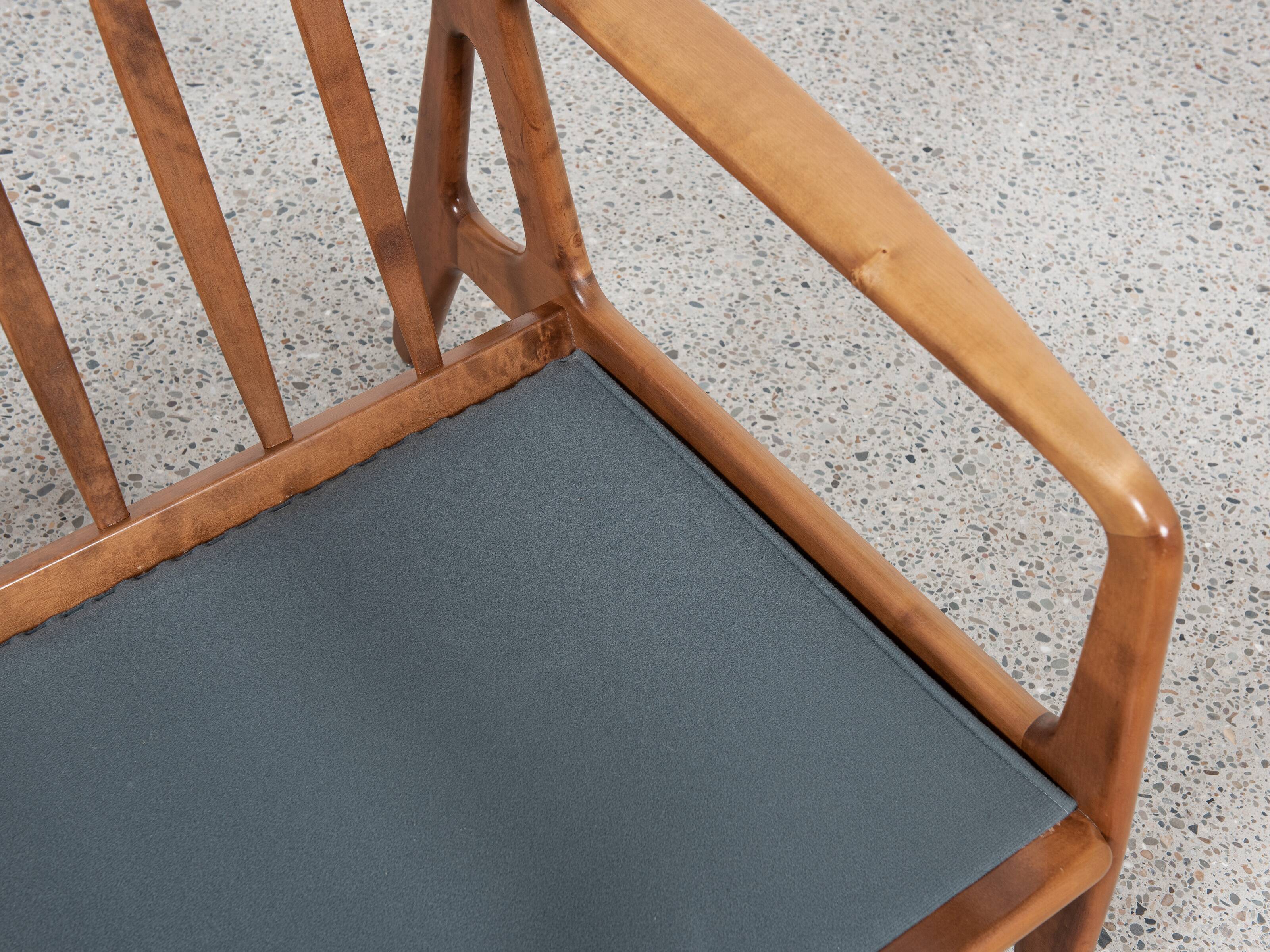 Midcentury Danish pair of easy chairs by Arne Vodder 1960s