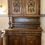 Buffet en chêne 3 corps de style Henri II