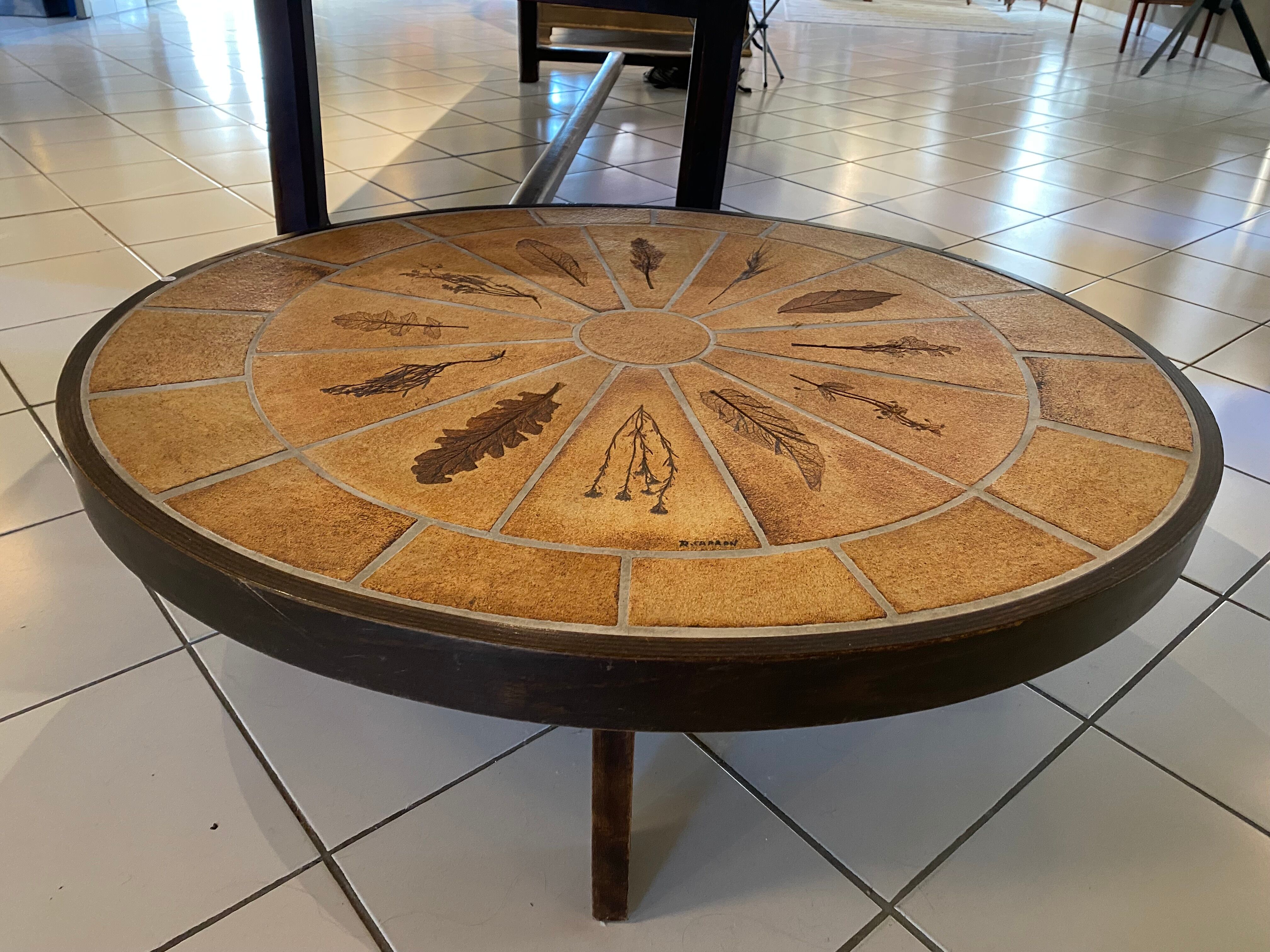 Roger Capron ceramic coffee table