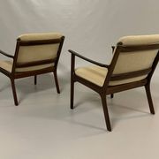 2x Easy Chair Ole Wanscher model PJ112 Mahagoni Denmark 1940s