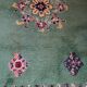 Oriental rug from Rabat, Morocco, vintage from the 1970s. Handcrafted.