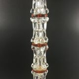 Scandinavian mid-century crystal glass floor lamp by carl fagerlund for orrefors, sweden, 1960s