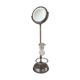 Freestanding shaving mirror with supports