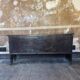 Large Heavy 18th Century Circa 1700 Primitive Carved Oak Sword Chest, Good