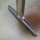 Grey aluminium bench, Danish design, 1960s, production: Denmark