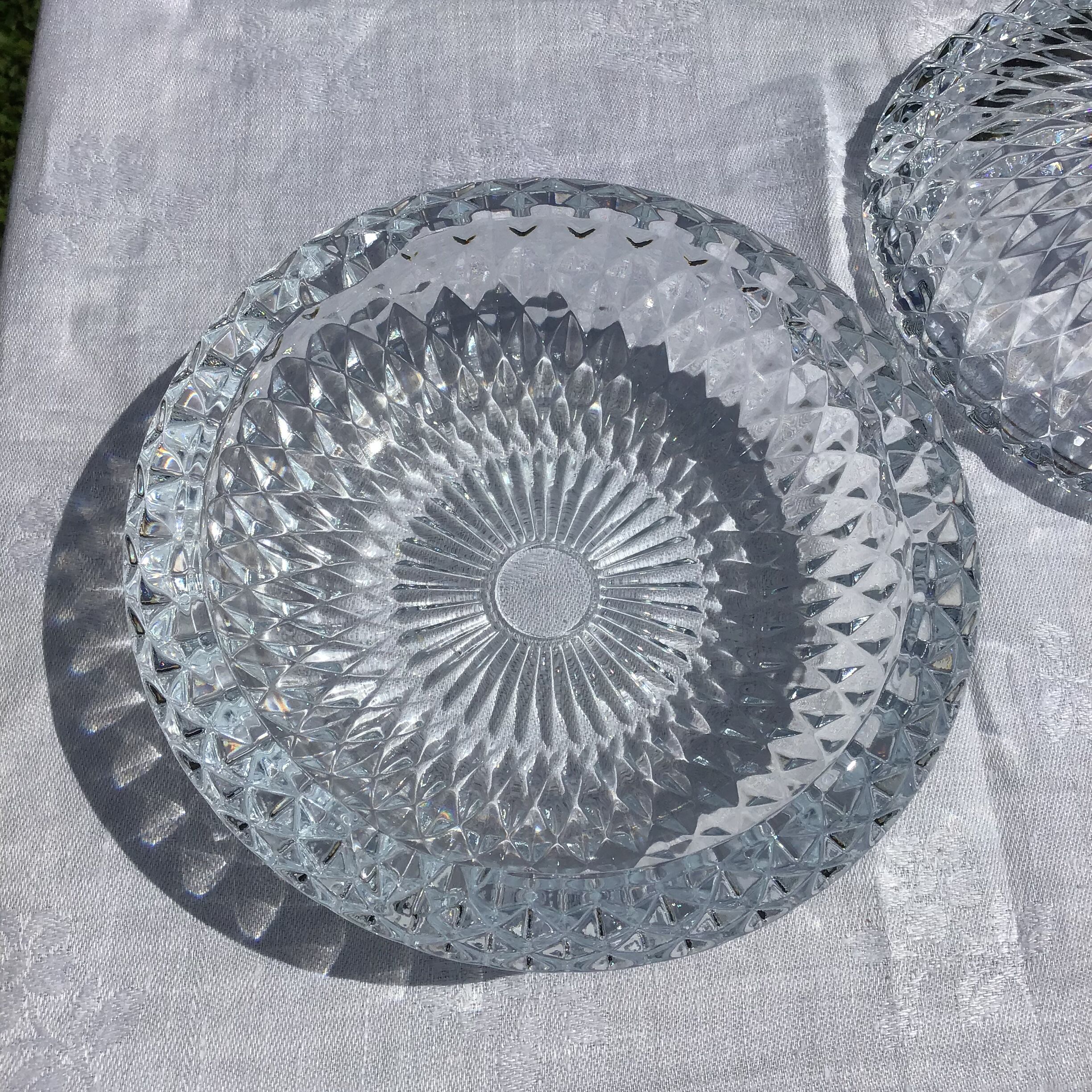 Cendriers en cristal