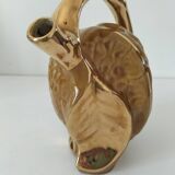 Walnut-shaped slip pitcher