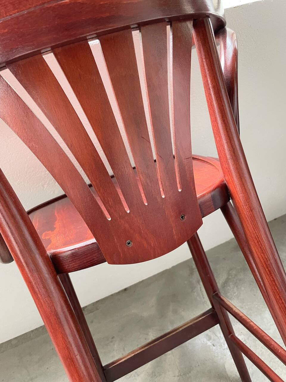 Set of 8 high bistro stools