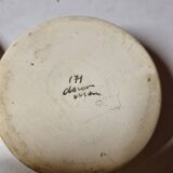 Antique porcelain candy jar and sugar bowl from Châtillon-sur-Seine