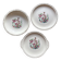 Set of 3 vintage plates, "Indian Tree" pattern by Digoin