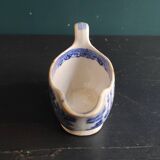 John Meir & Son sauceboat, c. 1870, ‘Willow Pattern’