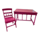 Desk and chair