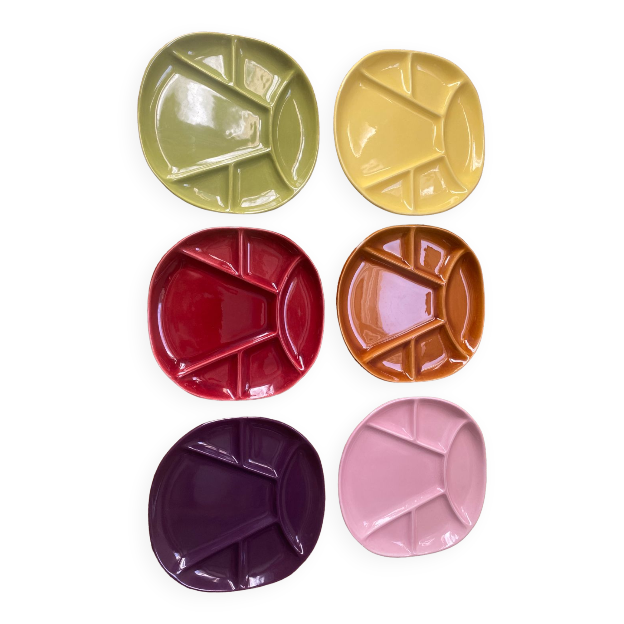 Longchamp fondue plates